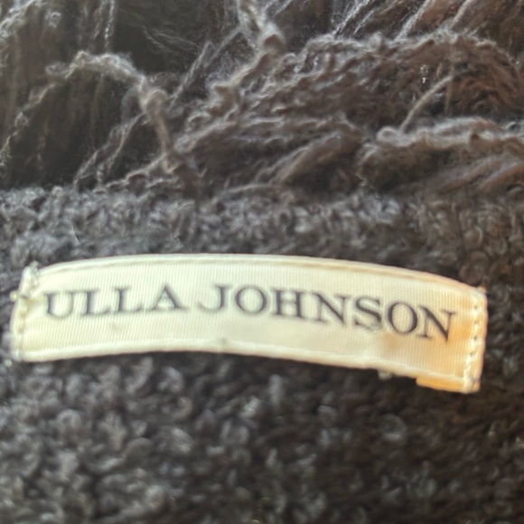 $345 Ulla Johnson Nubby Boucle Idra Fringed Sweater Knit Shell Pullover Size Sm - Picture 5 of 5
